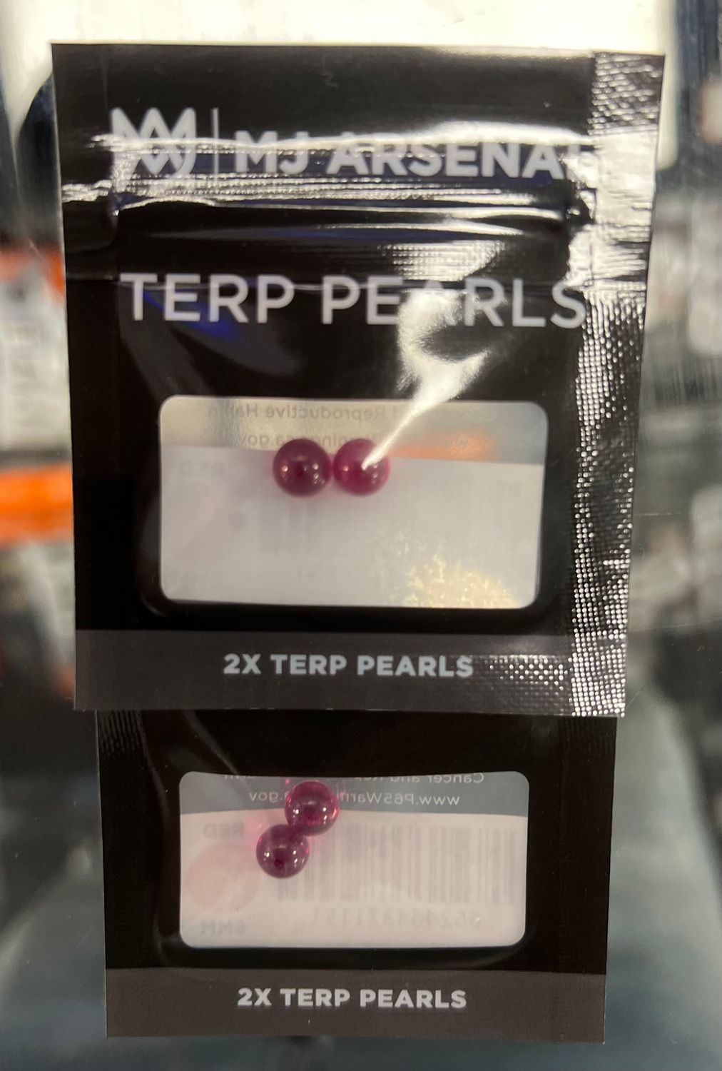 Terp Pearls 6mm Red 2 pack