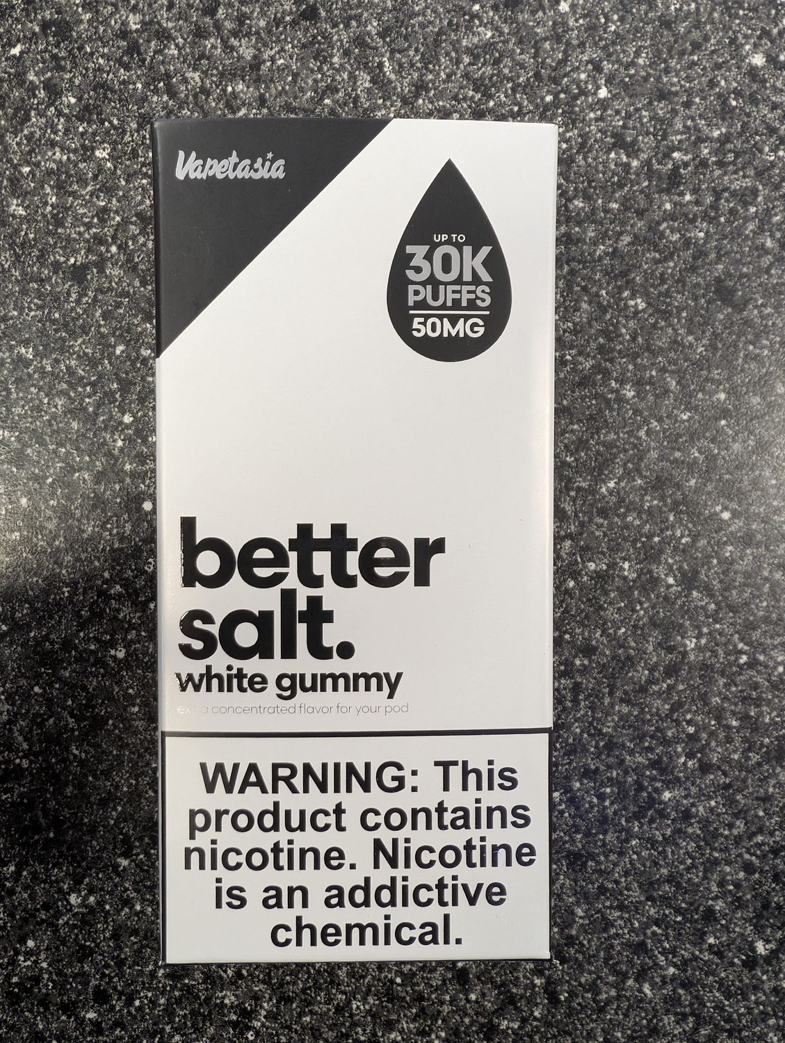 White Gummy 50mg Salt Nic