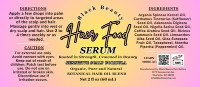 Black Beauty Hair Food Serum Sensitive Scalp Formula