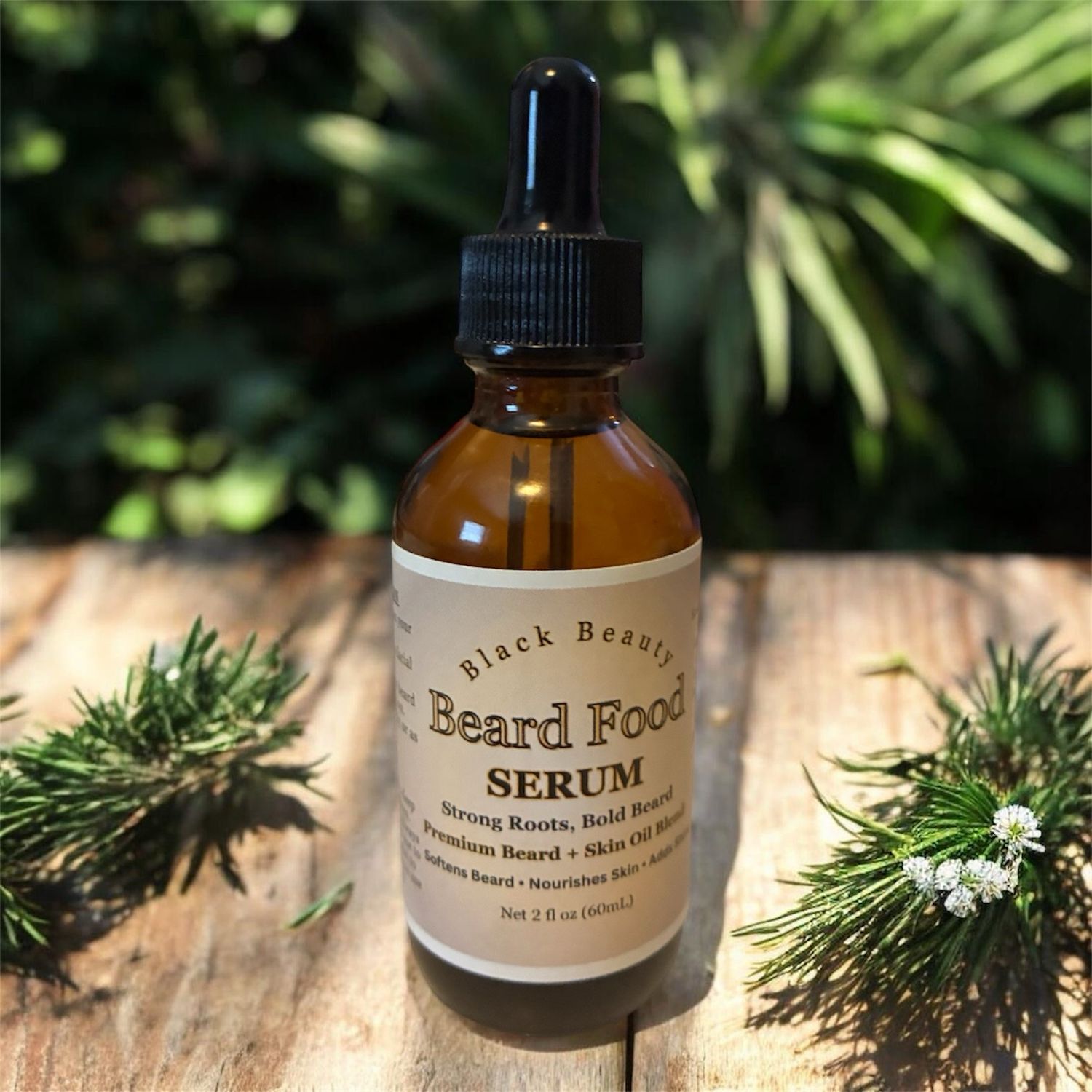 Black Beauty Beard Food Serum