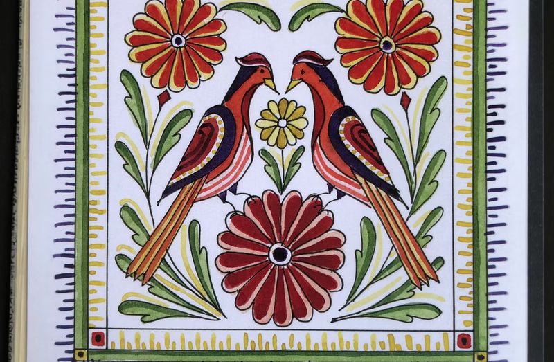 Fanciful Fraktur Birds Workshop with Emily Smucker-Beidler