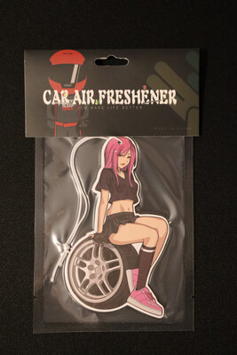 JDM Girl Pink Lufterfrischer mit Black Ice Duft