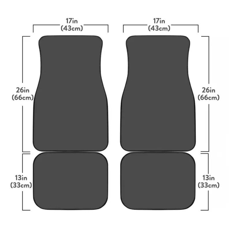 Autoteppich Set mit eigene Designs
