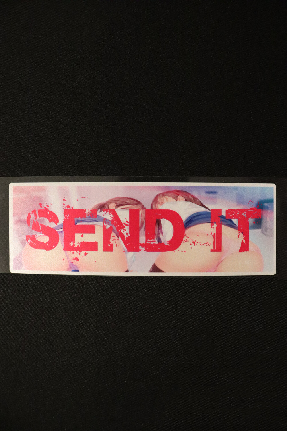 Anime Send It Slap Sticker