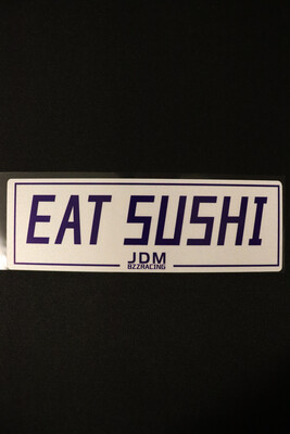 Eat Sushi Slap Sticker