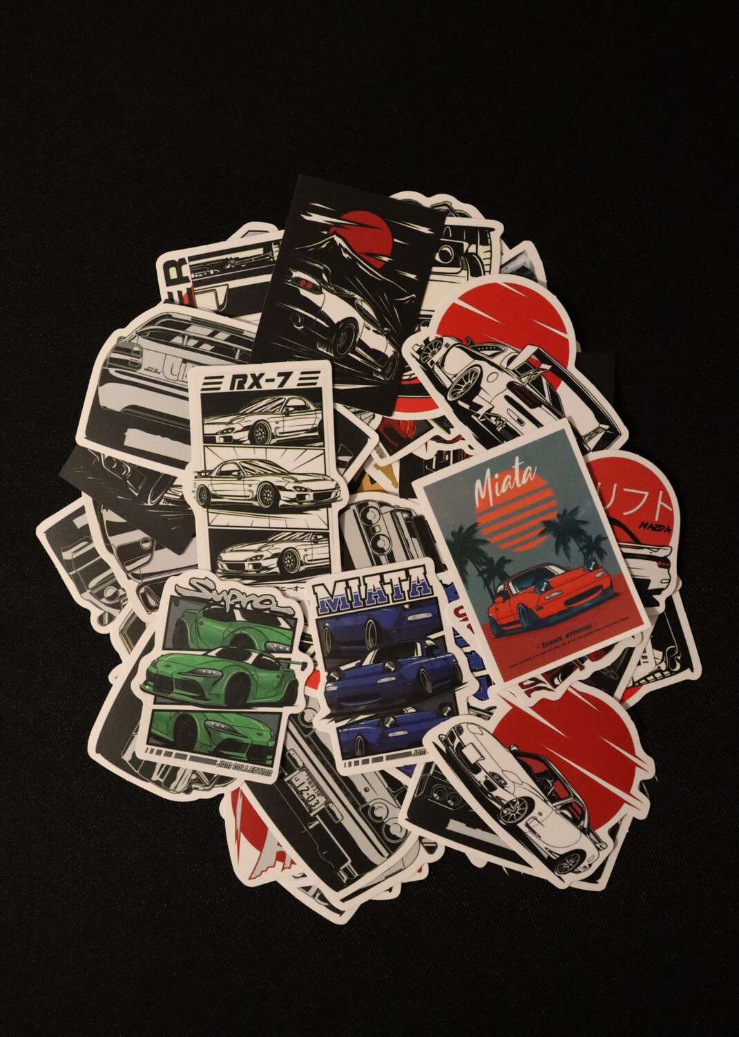 JDM Cars Sticker Paket