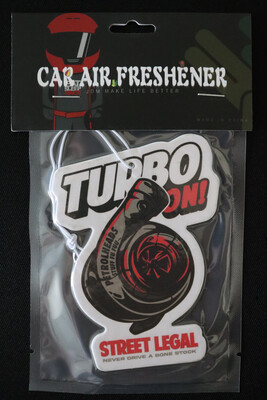 Turbo ON Lufterfrischer mit Black Ice Duft