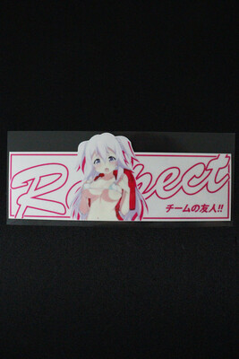 Respect Slap Sticker