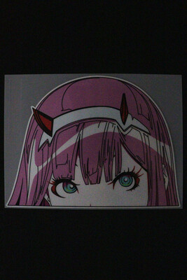 Zero-Two 2 Peeker Sticker