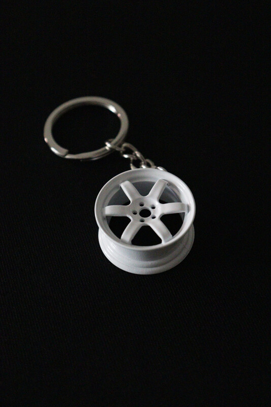 TE37 Felgen White Schlüsselanhänger