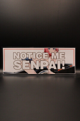 Notice Me Senpai! Slap Sticker