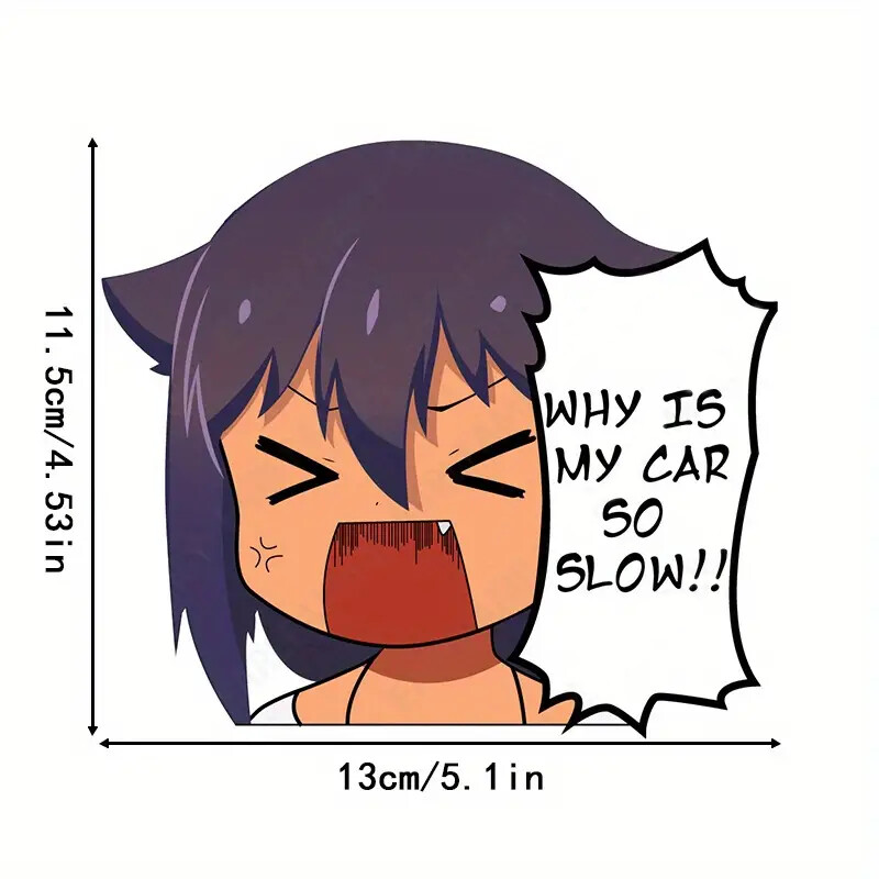 Why Is My Car So Slow Peeker Sticker