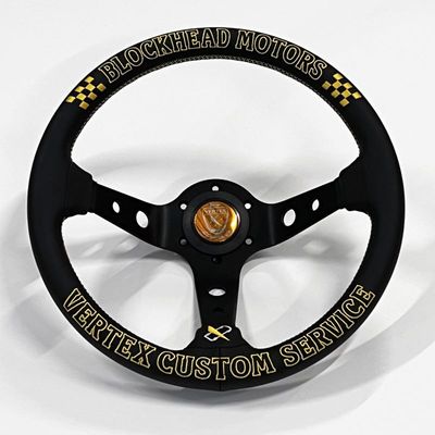 Vertex Lenkrad &quot;BLOCK HEAD MOTORS&quot;
