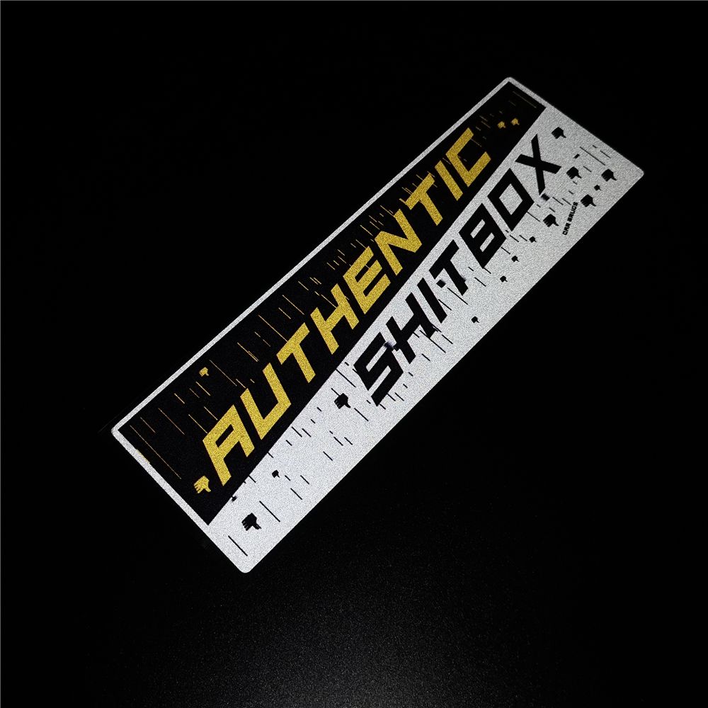 Authentic Shitbox Slap Sticker