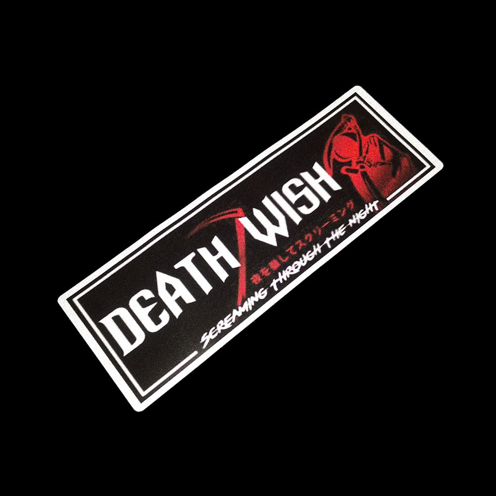 Death Wish Slap Sticker