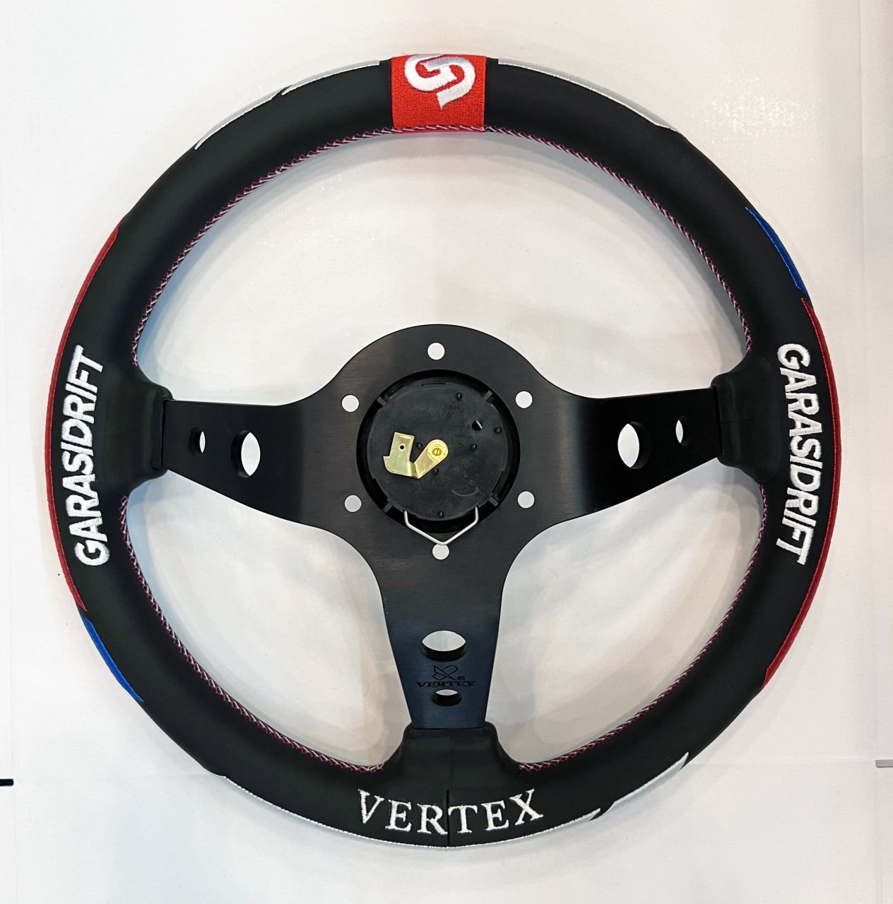Vertex Lenkrad "VERTEX x GARASI DRIFT" Limited Edition Echtleder