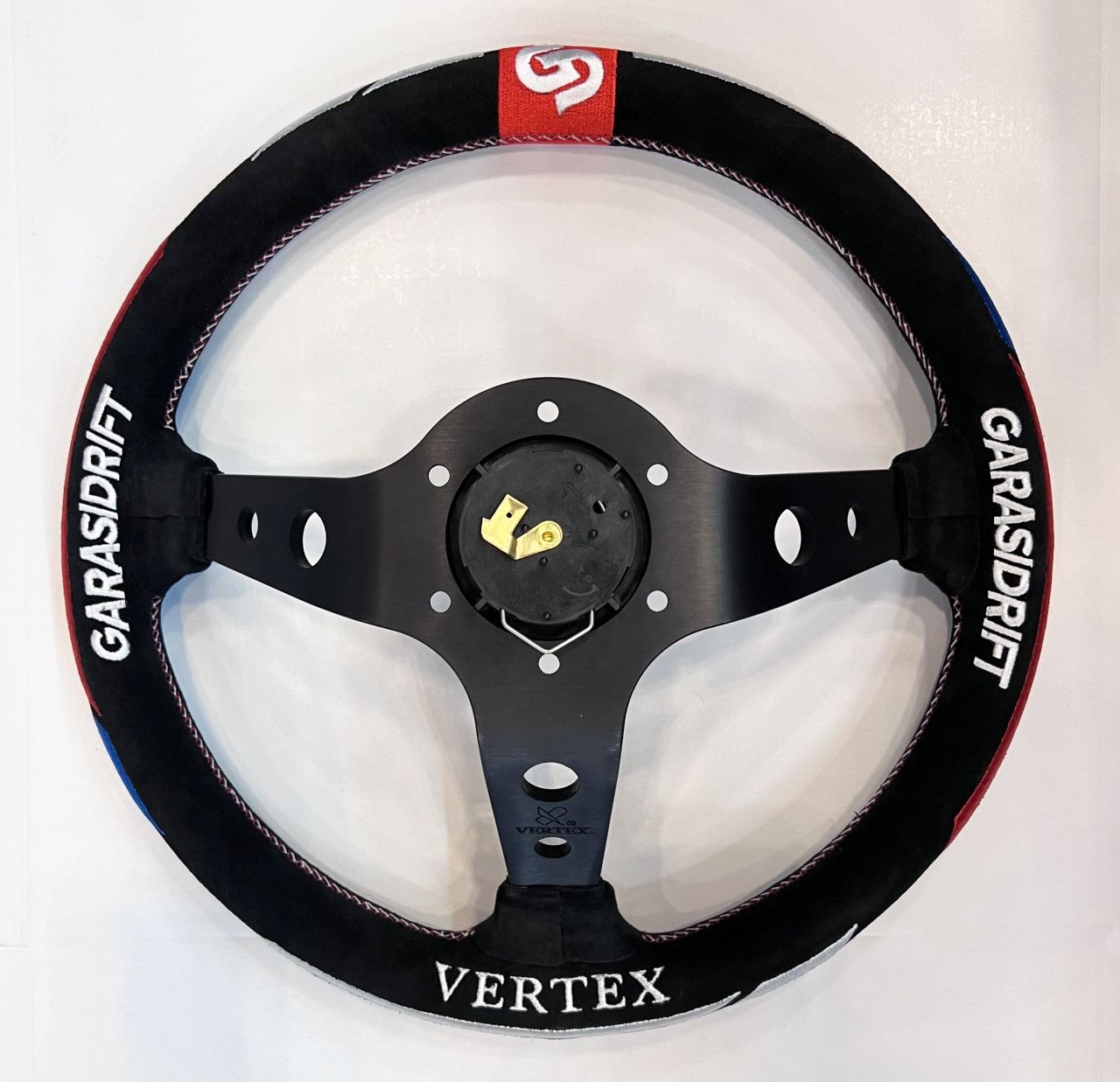 Vertex Lenkrad "VERTEX x GARASI DRIFT" Limited Edition Wildleder