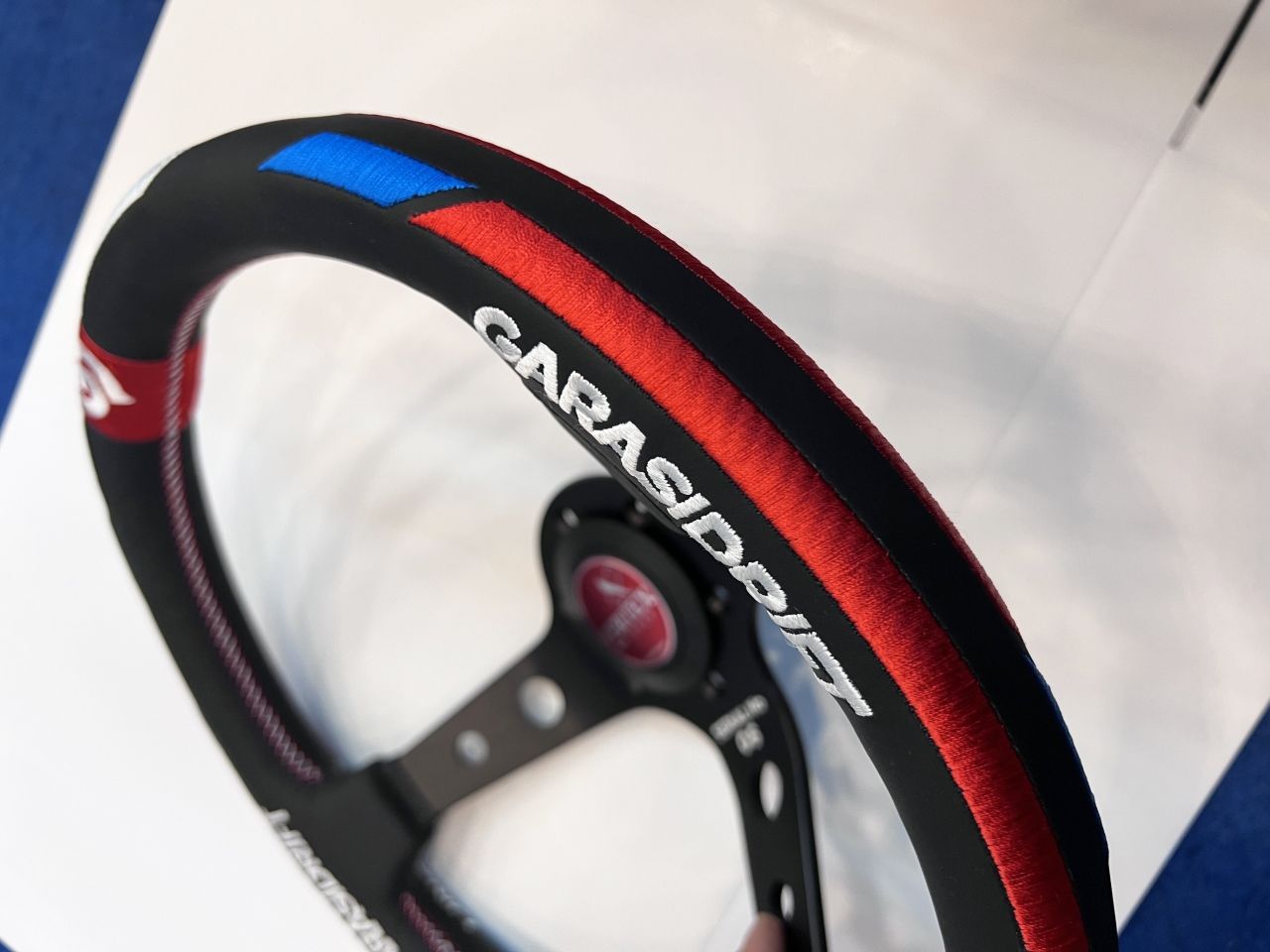 Vertex Lenkrad "VERTEX x GARASI DRIFT" Limited Edition Echtleder