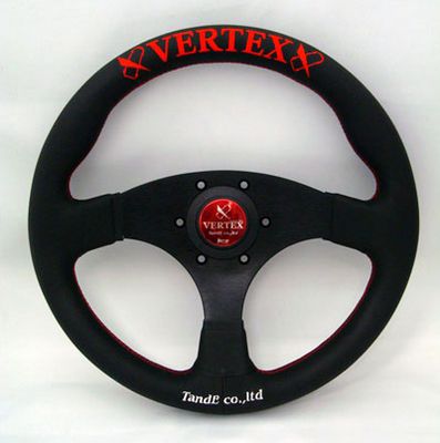 Vertex Lenkrad “FLAT TYPE” RED/BLUE