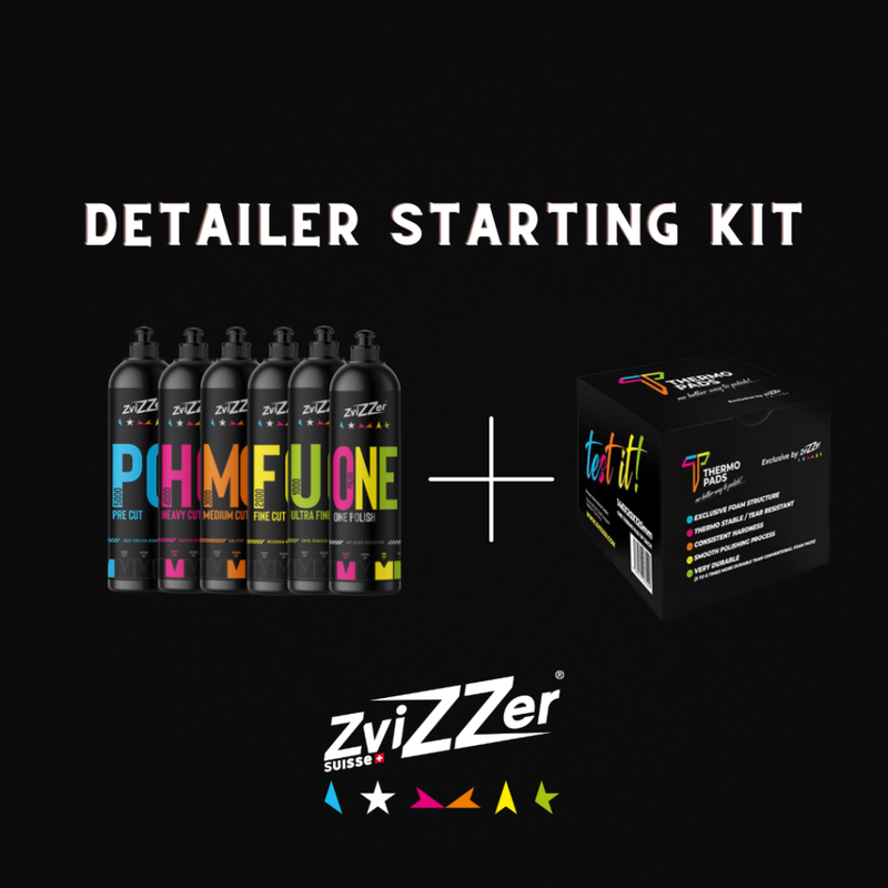 ZviZZer Detailer Starterkit (Politur &amp; Thermo Pads)