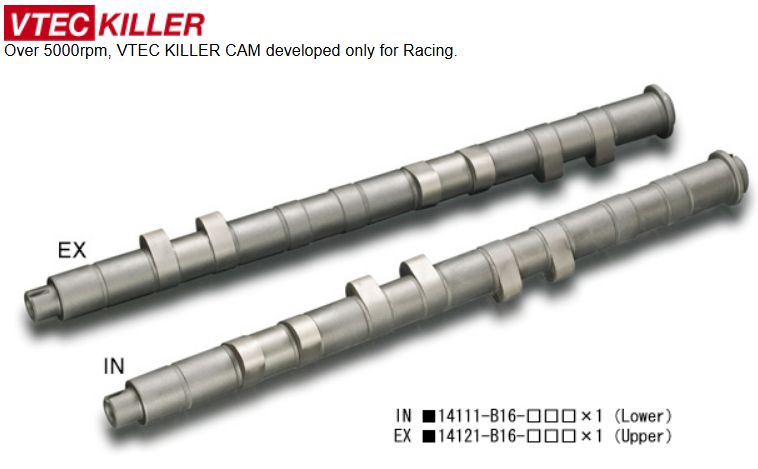 TODA Racing B16A / B16B / B18C VTEC Killer Civic, CR-X, Intergra Hochleistungs-Nockenwelle