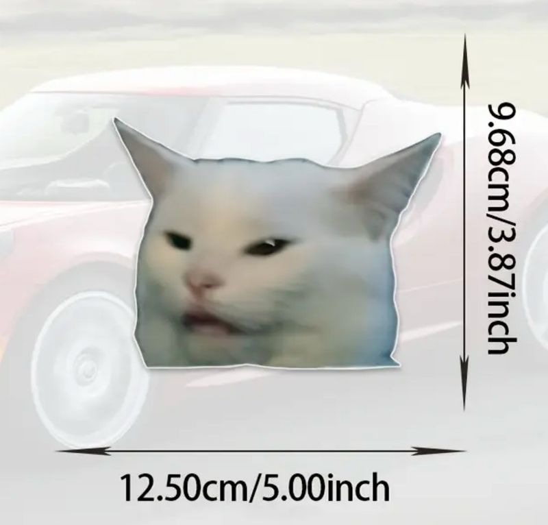 Salad Cat 2 Peeker Sticker