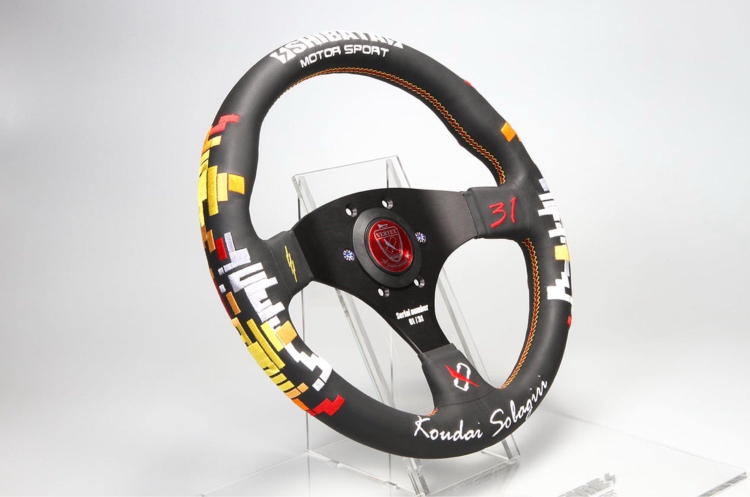 Vertex Lenkrad "VERTEX x SHIBATA Flat" Limited Edition