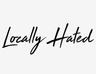 Locally Hated Windschutzscheibe Banner