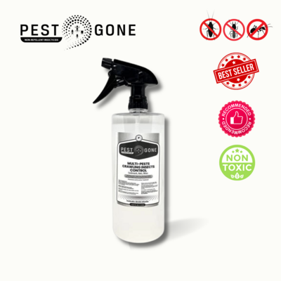 Pest Gone Multi-Pests Anti Cockroach, Ants, Mites, Termites Odorless Non Toxic Spray 1 Liter Sprayer
