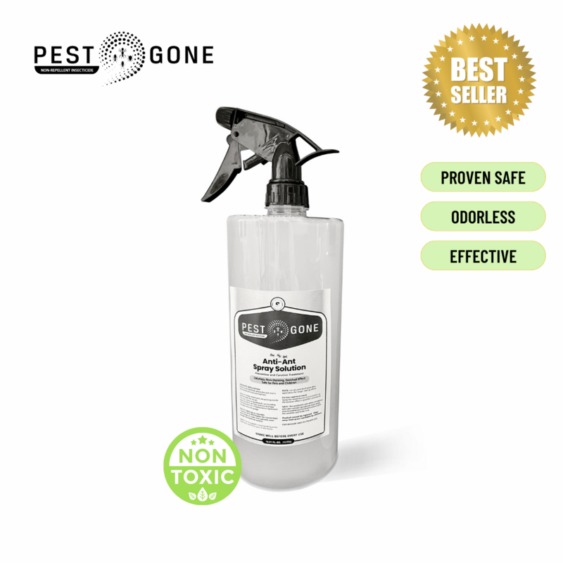 Pest Gone Anti Ant Langgam Odorless Non Toxic Spray Solution 1 Liter (1000 ml)
