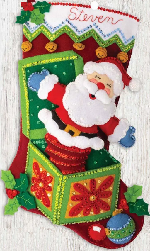 Santa Surprise Jack in the Box