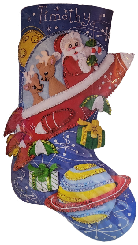 Rocket Ship Santa