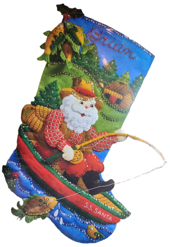 Fishing Santa