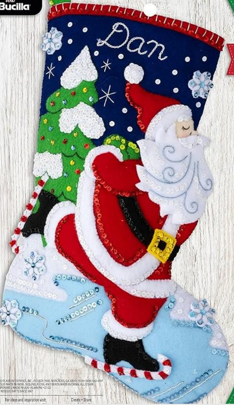 Skating Santa