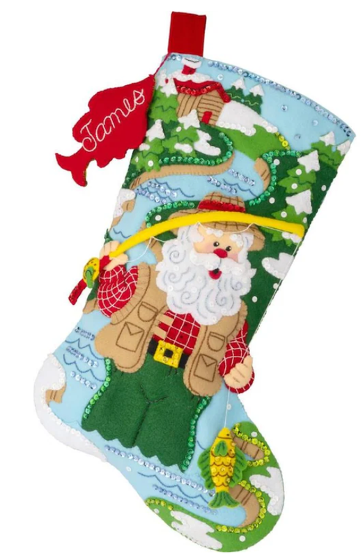Fly Fishing Santa