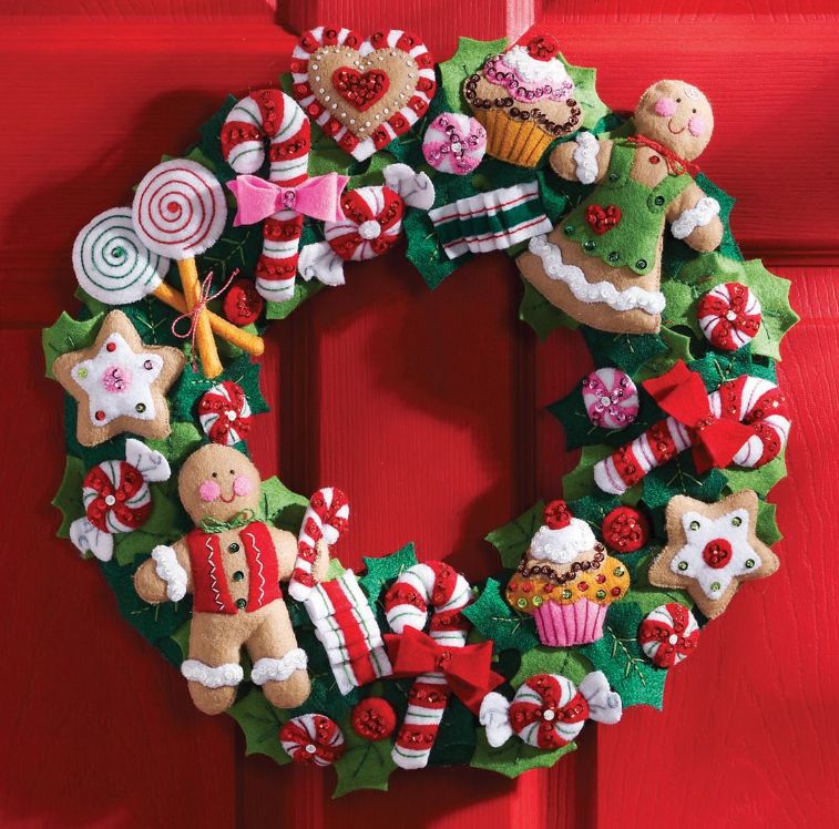 Cookies and Candy Wreath