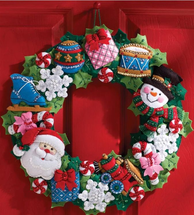 Christmas Toys Wreath