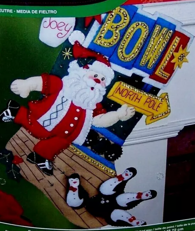Bowling Santa