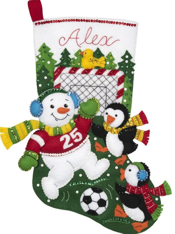 Snowman Soccer Fan - Original 2018