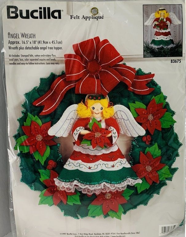 Angel Wreath with Tree Topper