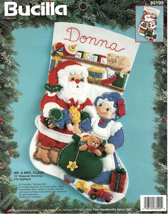 Mr. and Mrs. Claus   Toy Bag