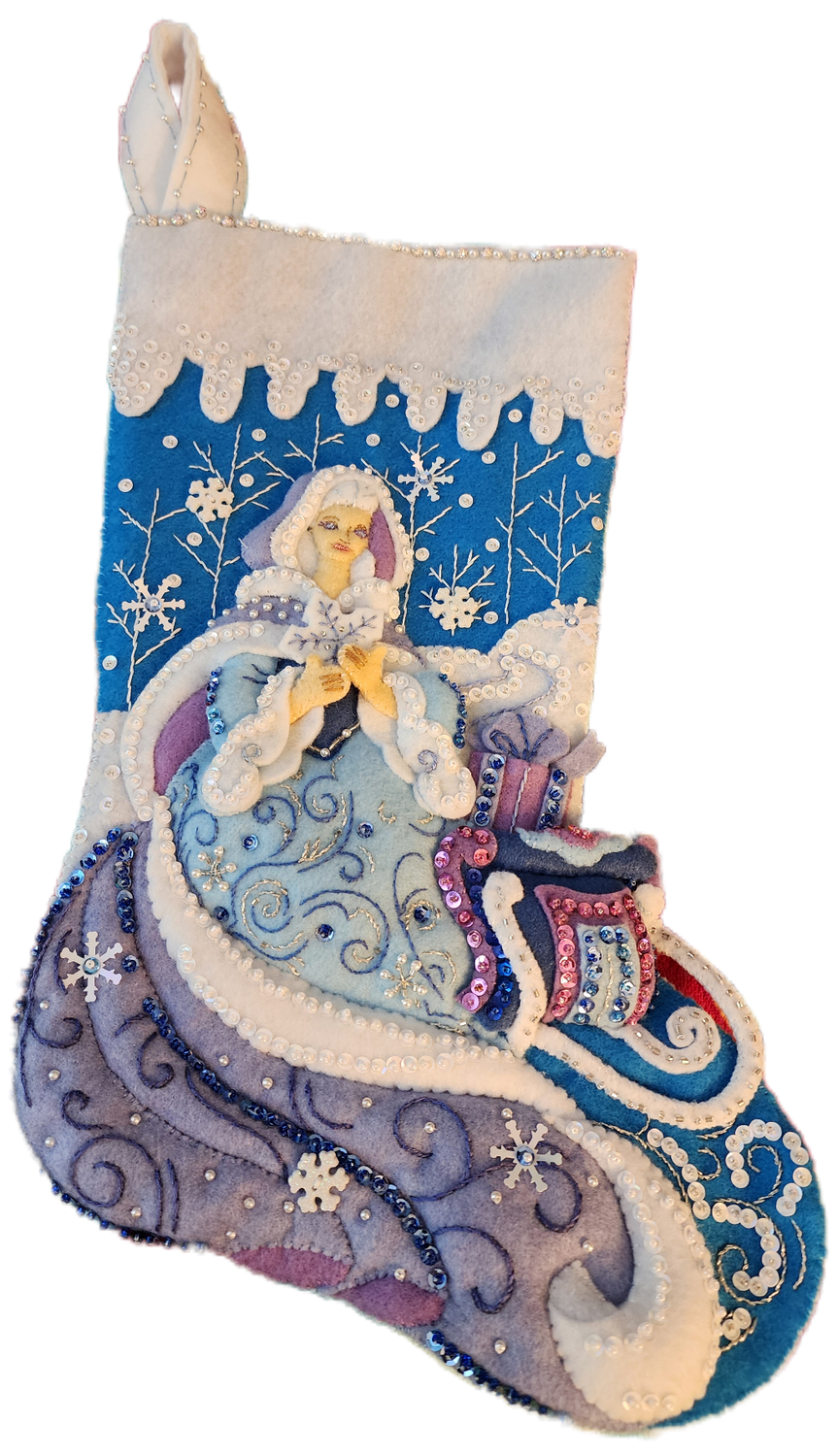 Winter Magic - Completed Stocking