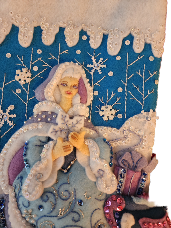 Winter Magic - Completed Stocking