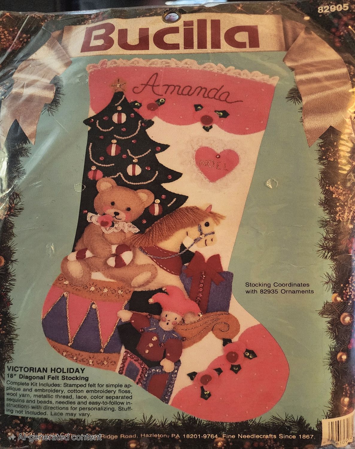 Victorian Holiday 82905 Stocking Kit