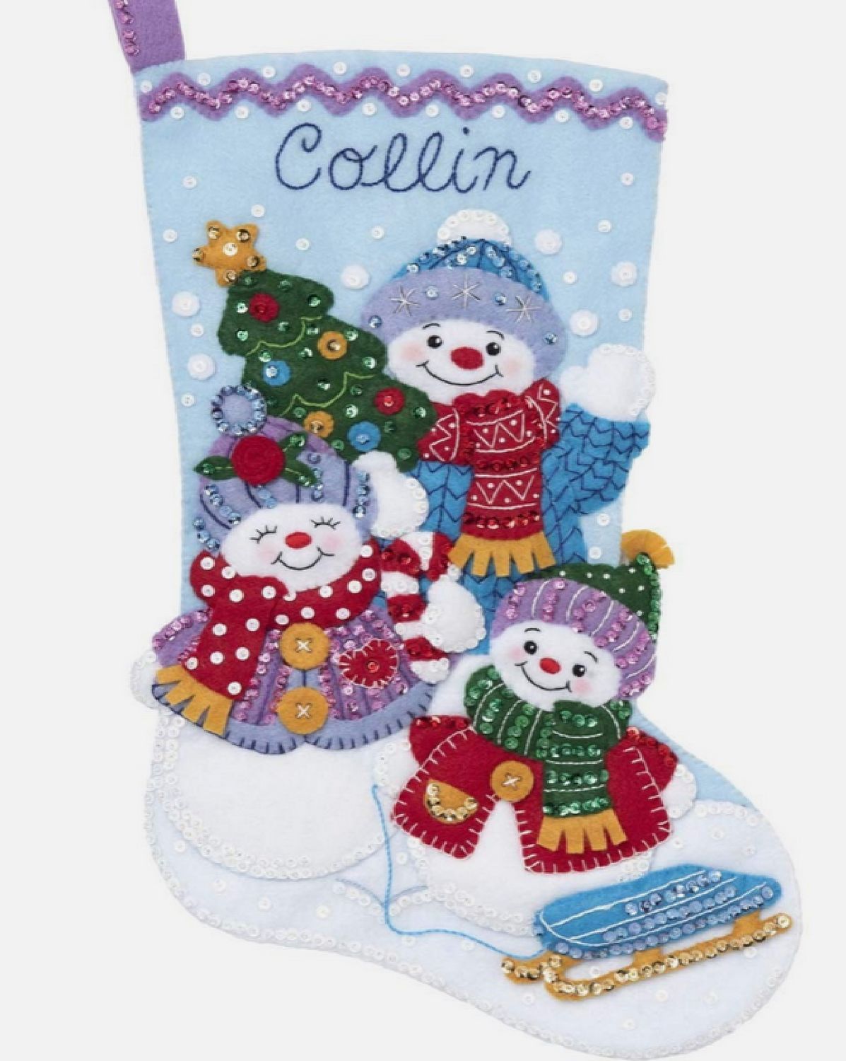 Snow Family Portrait