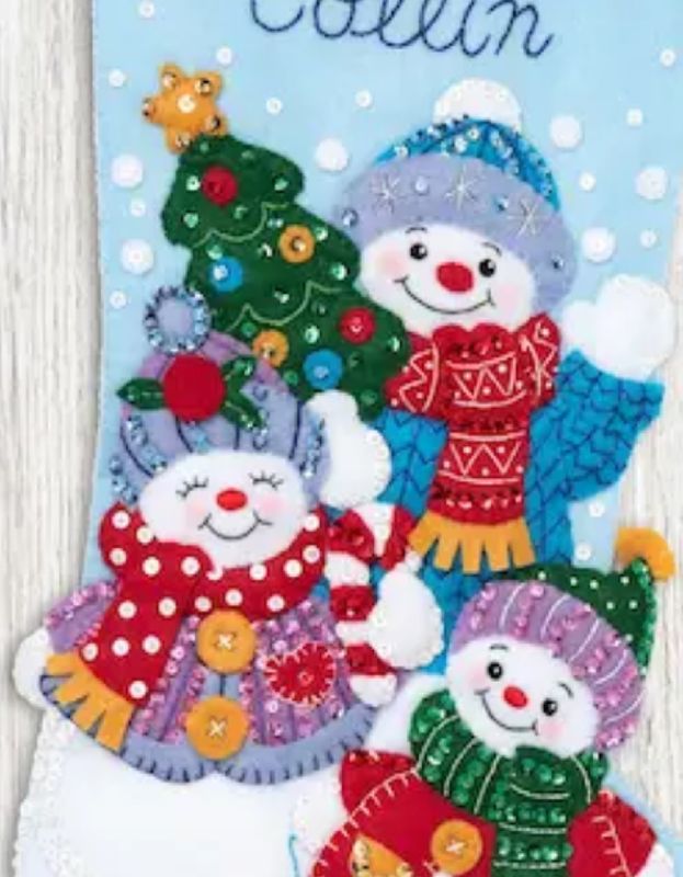 Snow Family Portrait