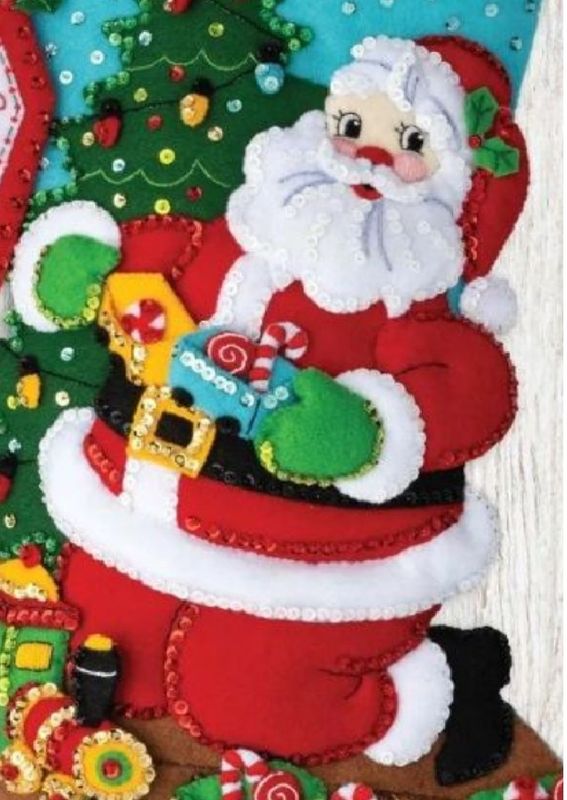 Toy Train Santa