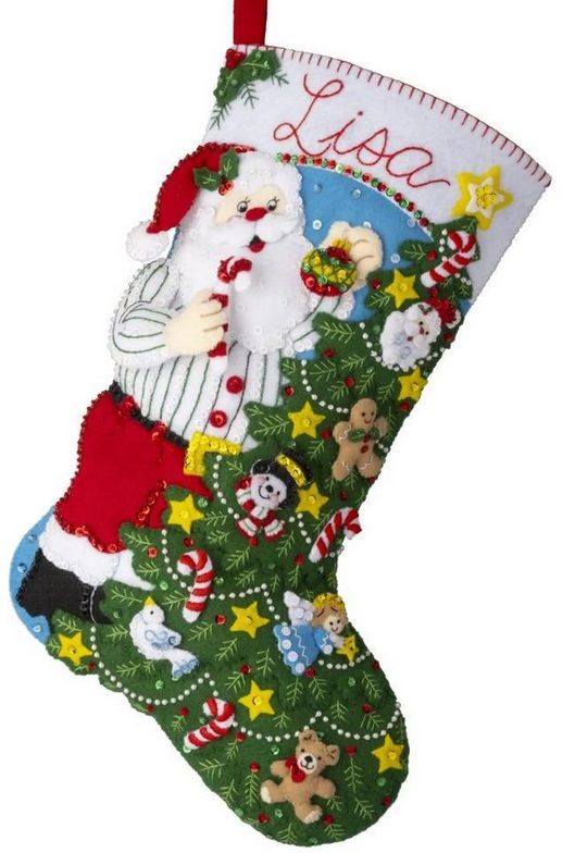 Trimming the Tree Santa