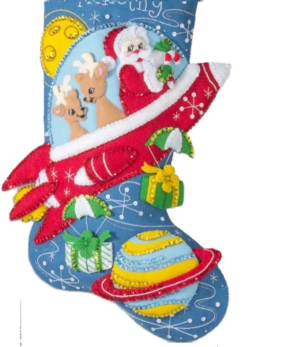 Rocket Ship Santa