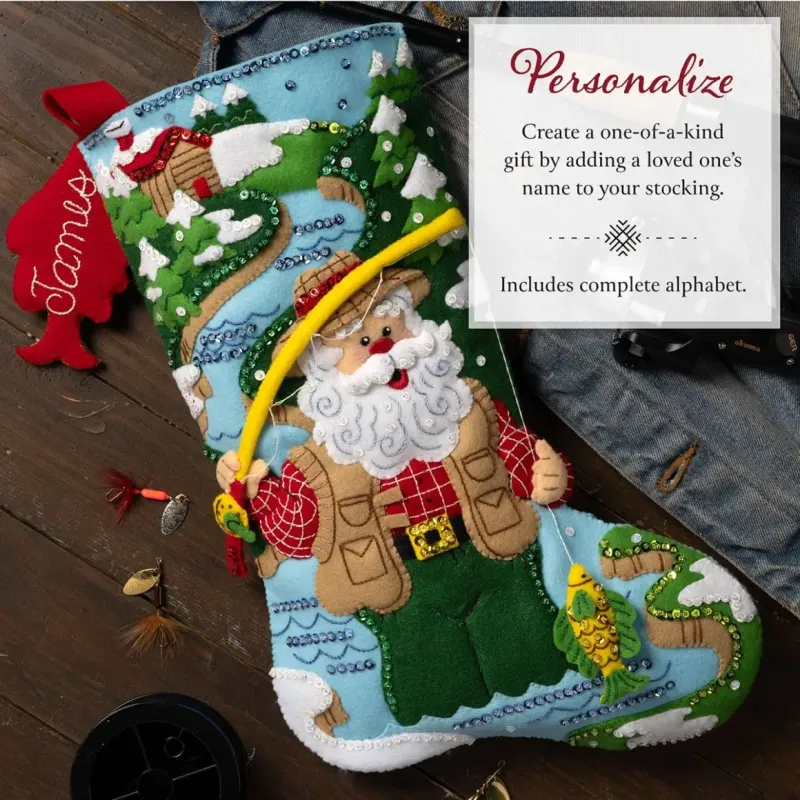 Fly Fishing Santa